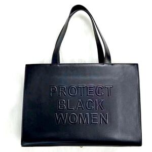 Protect Black Women High quality, premium grade , vegan, leather, Tote